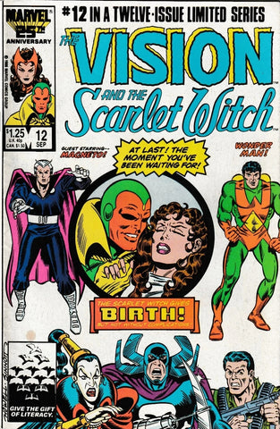 Vision & Scarlet Witch #12 - Marvel Comics - 1985 - 1st App. of Wiccan