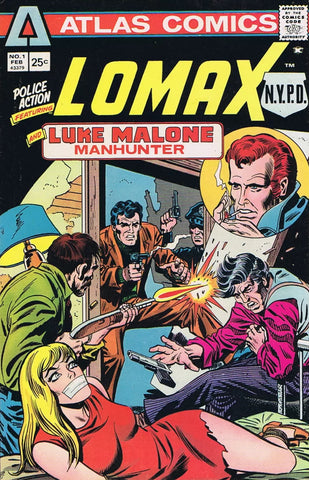 Police Action Ft. Lomax NYPD #1 - Atlas Comics - 1975