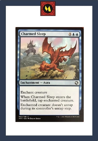 "Charmed Sleep" x4 - Magic The Gathering Card - AFR - 4-Card Playset