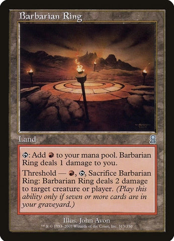 "Barbarian Ring" - Magic The Gathering Card - Odyssey