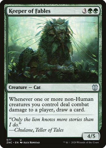 "Keeper Of Fables" - Magic The Gathering Card - ZNC