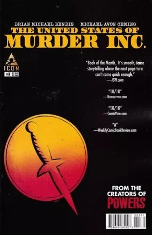 The United States Of Murder Inc. #3 - Icon Comics - 2014