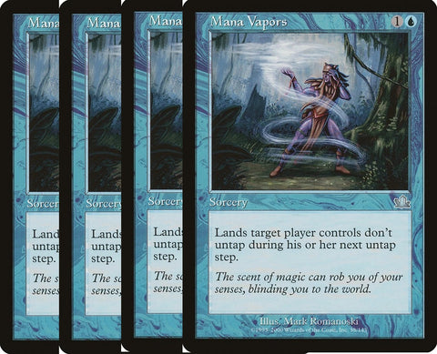 "Mana Vapors" x4 - Magic The Gathering - Prophecy - 4-Card Playset