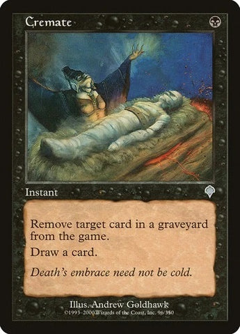 "Cremate" - Magic The Gathering - Invasion