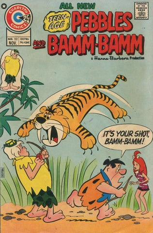 Teenage Pebbles And Bamm-Bamm #22 - Charlton Comics - 1974