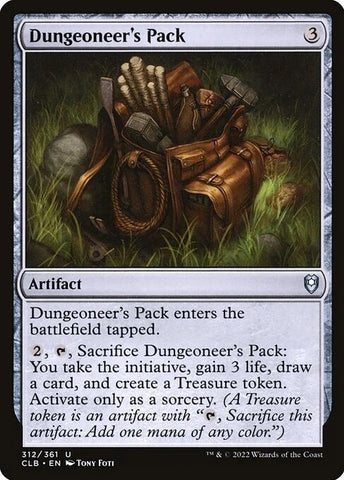 "Dungeoneer's Pack" - Magic The Gathering Card - CLB