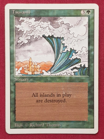 "Tsunami" - Magic The Gathering Card - Revised