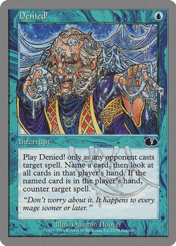 "Denied!"- Magic The Gathering - Unglued