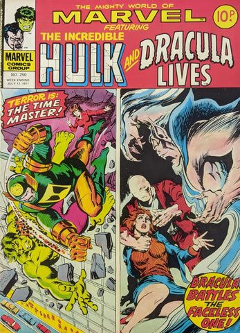Mighty World of Marvel #250 - Marvel Comics / British - 1977