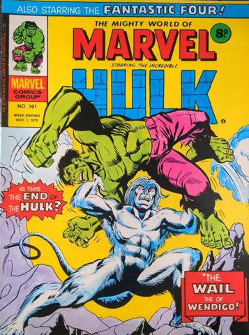 Mighty World of Marvel #161 - Marvel Comics / British - 1975