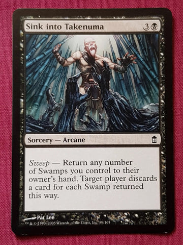 "Sink Into Takenuma" - Magic The Gathering Card - Saviors Of Kamigawa