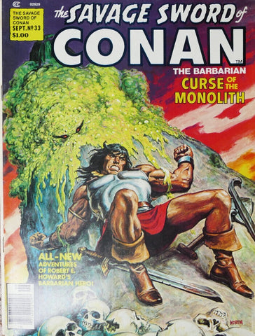 Savage Sword of Conan #33 - Marvel / Curtis Magazines - 1978