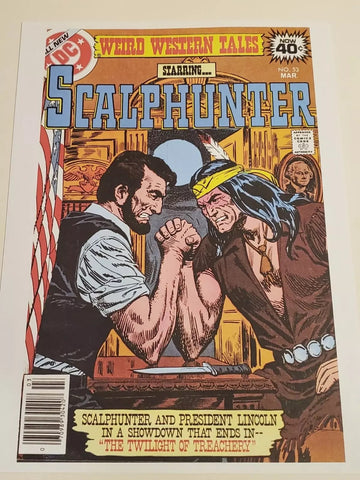 Weird Western Tales #53 - DC Comics - 1979 - Scalphunter - Abe Lincoln