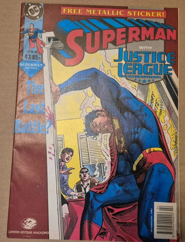Superman Monthly Magazine #43 - DC Comics/British - 1991 - London Editions