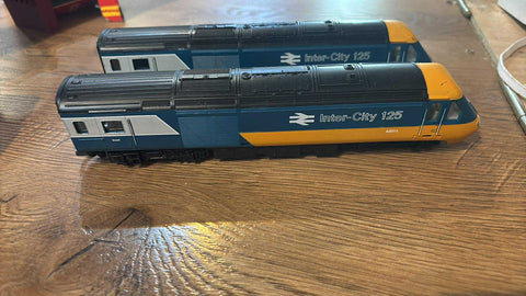 Hornby 00 Gauge BR Inter-City 125 Power & Dummy Car 43010/43011