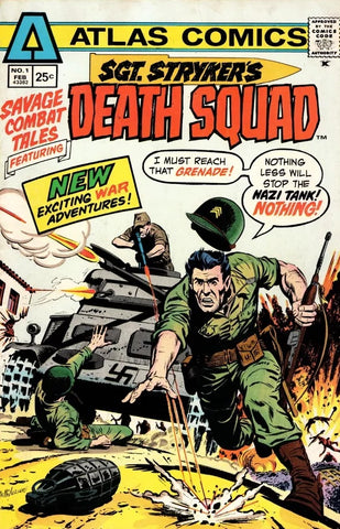 Sgt. Stryker's Death Squad #1 - Atlas Comics - 1975