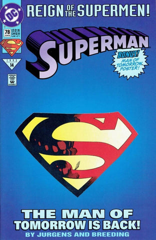 Superman #78 - DC Comics - 1993