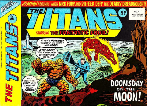 The Titans #41 - #47 (7x Comics RUN) - Marvel / British - 1976