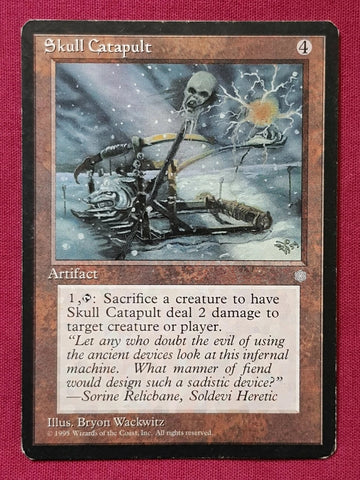 "Skull Catapult" - Magic The Gathering Card - Ice Age