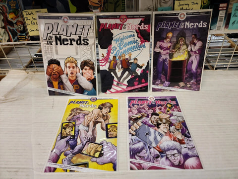 Planet of the Nerds #1-5 - Ahoy Comics - 2019 - Complete Series