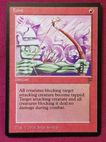 "Feint" - Magic The Gathering Card - Legends