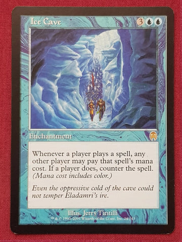 "Ice Cave" - Magic The Gathering Card - Apocalypse
