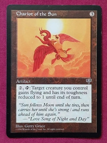 "Chariot Of The Sun" x4 - Magic The Gathering - Mirage - 4-Card Playset