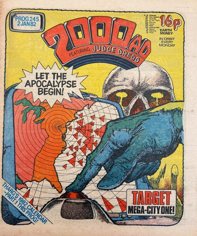 2000AD Comic Prog #245 - #249 (5x Comics RUN) - 1982