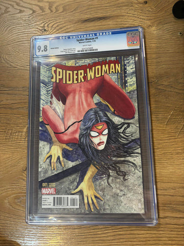 Spider-Woman #1 - Marvel Comics - 2015 - CGC 9.8 - Milo Manara Variant