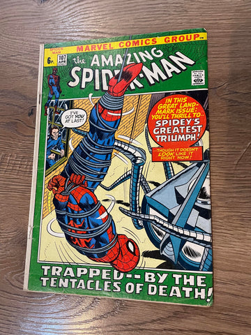 Amazing Spider-Man #107 - Marvel Comics - 1972 - Back Issue