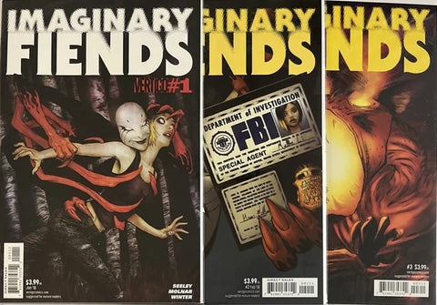 Imaginary Fiends #1 2 3 (3x Comics RUN) - DC Comics / Vertigo - 2018
