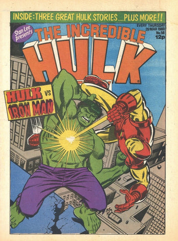 Hulk Comic #56 - Marvel Comics/British - 1980
