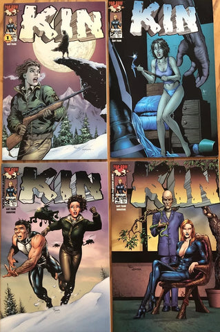 Kin #1 2 3 4 (RUN of 4x Comics) - Image Comics / Top Cow - 2000