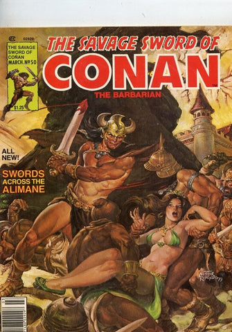 Savage Sword of Conan #50 - Marvel Magazines - 1980