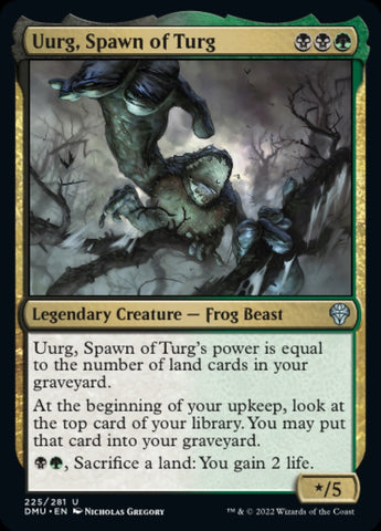 "Urg, Spawn Of Turg" - Magic The Gathering Card - Dominaria United