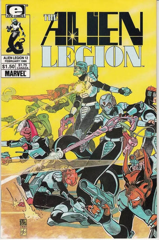 Alien Legion #12 - Marvel/Epic Comics - 1986