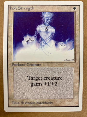 "Holy Strength" - Magic The Gathering Card - Unlimited