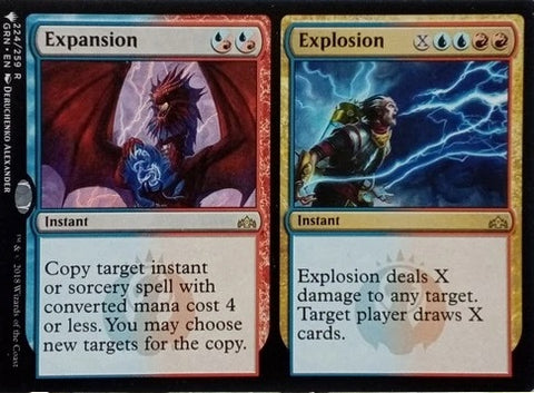 "Expansion / Explosion" - Magic The Gathering Card - GRN