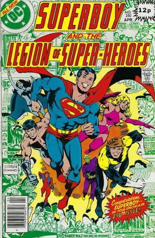 Superboy & The Legion Of Super-Heroes #250 - DC Comics - 1979