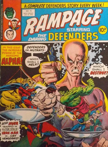 Rampage #15 - Marvel Comics / British - 1978