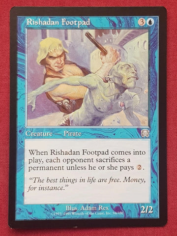 "Rishadan Footpad" - Magic The Gathering Card - Mercadian Masques