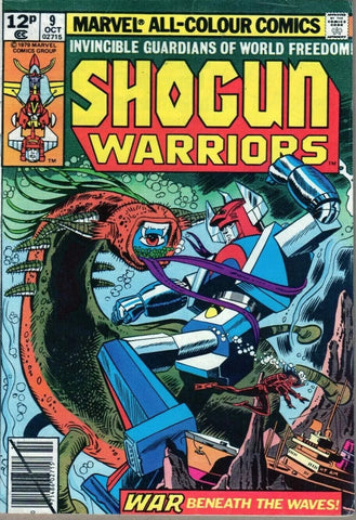 Shogun Warriors #9 - Marvel Comics - 1979 - Pence Copy