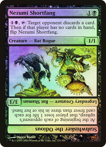 "Nezumi Shortfang" FOIL - Magic The Gathering - Champions Of Kamigawa