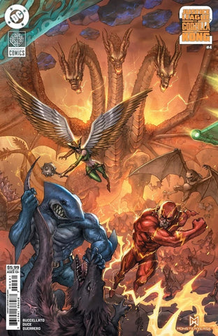 Justice League Vs Godzilla Vs Kong #4 - DC Comics - 2023 - Quah Variant