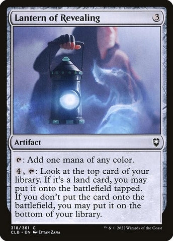 "Lantern Of Revealing" - Magic The Gathering Card - CLB