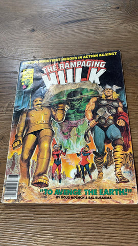 Rampaging Hulk #9 - Marvel Magazines -  1978
