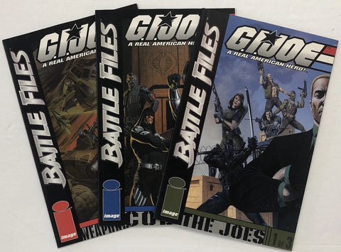 G.I. Joe: Battle Files #1 2 3 (SET) - Image Comics - 2002