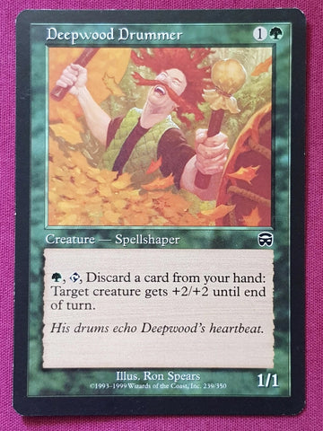 "Deepwood Drummer" x4 - Magic The Gathering - Mercadian - 4-Card Playset
