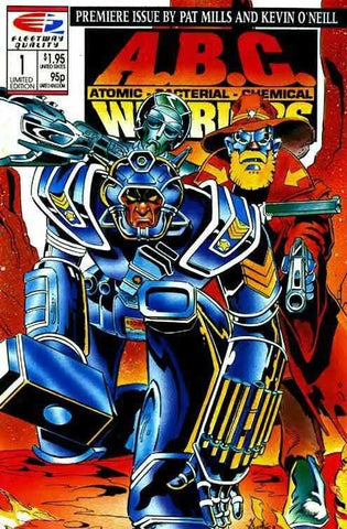 ABC Warriors #1, #2 & #3 - Fleetway - 1990 - 2000AD