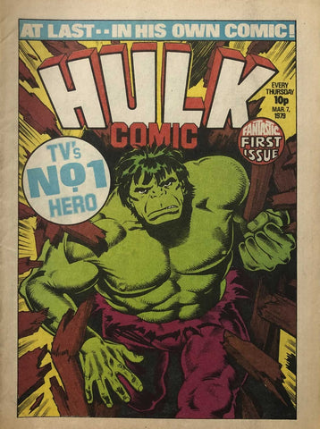 Hulk Comic #1 - Marvel Comics/British - 1979